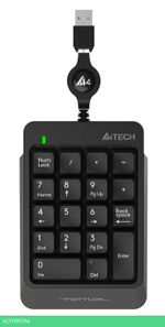 Цифровой блок A4Tech Fstyler серый (FK13)