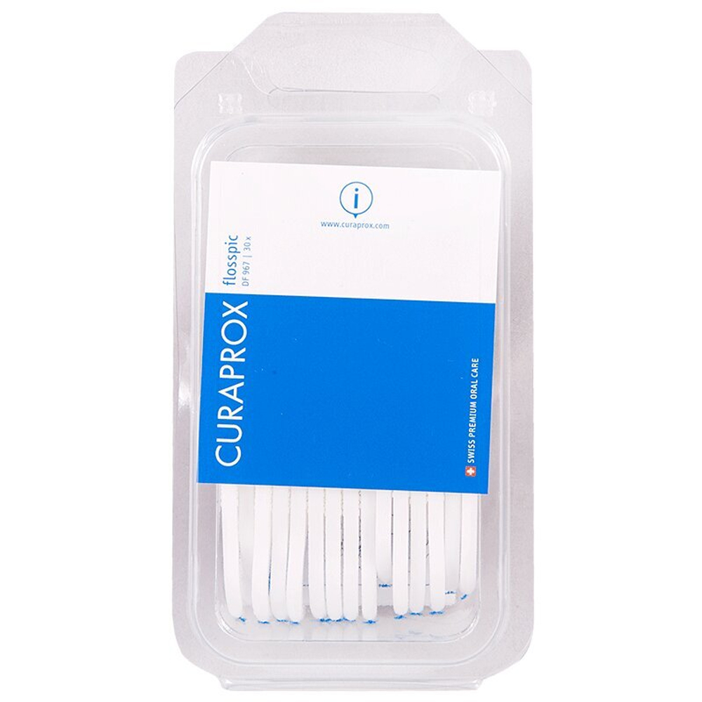 Curaprox Flosspic Зубная нить с держателем 30 шт