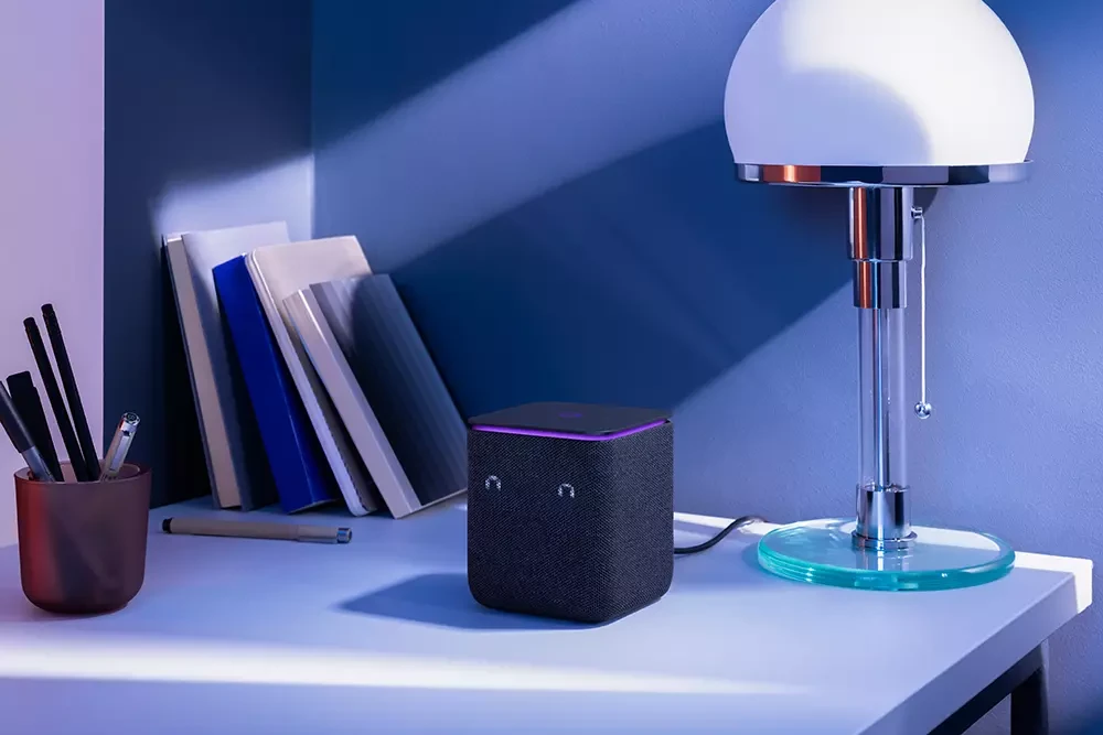 Колонка умная Яндекс Станция Миди (YNDX-00054PNK), малиновый