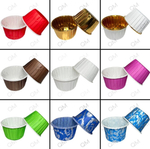 Pasticciere. Форма бумажная "Маффин" 50*40 мм (коричневая-белая) 50 шт