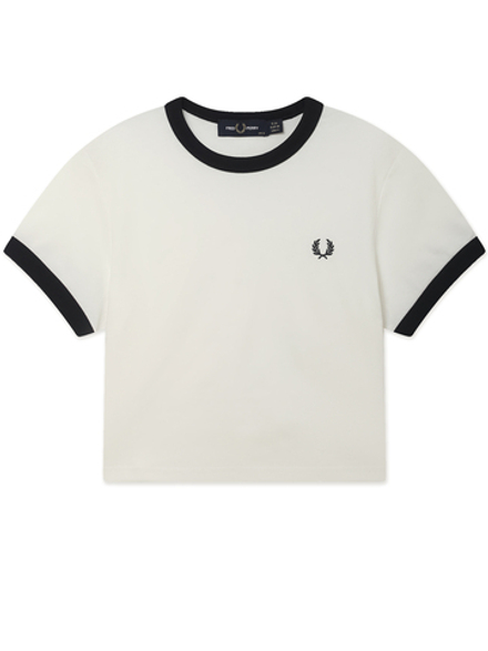 Женская Футболка Cropped Ringer