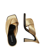 Кожаные шлепанцы corinne sabot Pinko - золотой(100654 A0O5)