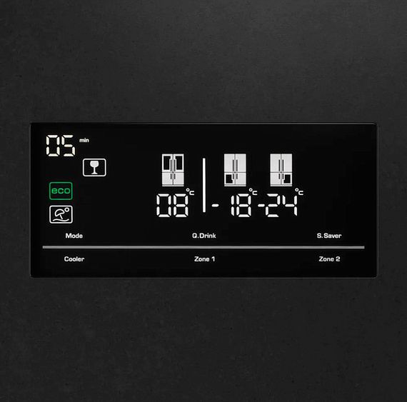 Холодильник Kuppersberg NMFV 18591 BK Silver