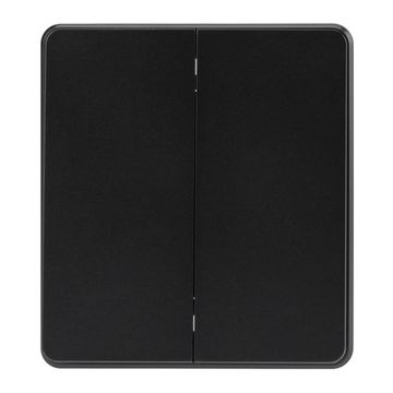 Выключатель ROUND 2 кл перекрестный (переключатель) 10А с/у оникс KRANZ