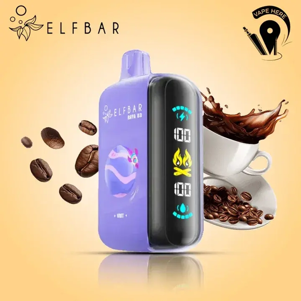ELF BAR RAYA D3 - Arabica Coffee (5% nic)