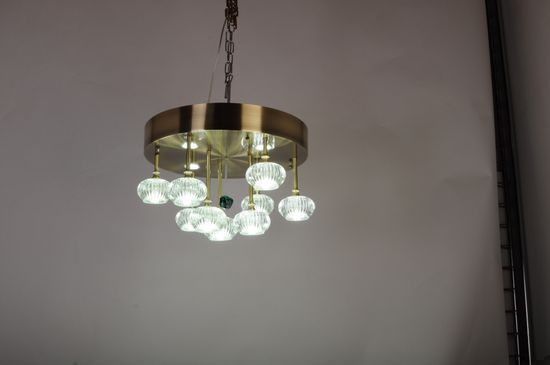 Люстра потолочная MANNE PL.7440-9+4(BR) d50