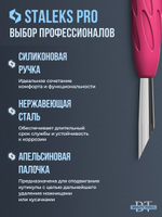 Пушер скошенный + кольцо Staleks Pro 11/2