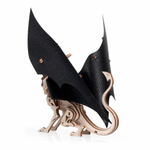 Дракон с черными крыльями от Lemmo - сборная модель, деревянный конструктор, 3d пазл, сборка без клея