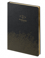 Ежедневник недатированный, черный c нанесением Logo Parker