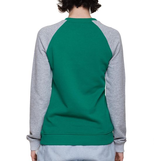 Толстовка SKILLS W Script Logo 3V Crewneck Green/Grey Melange