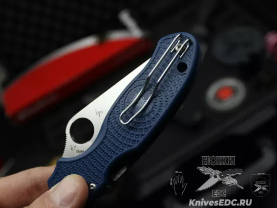 Нож складной Spyderco Para 3 223PCBL c клинком из стали CPM-SPY27, рукоять FRN