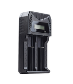 Зарядное устройство WALKER WH-16 для аккумуляторных батареек (3.7В, 1.2В), для 2 АКБ, черное