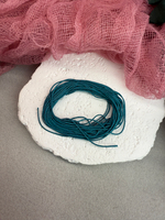 Шнур для плетения браслетов 0,6 мм, Берлинская лазурь (5 м)