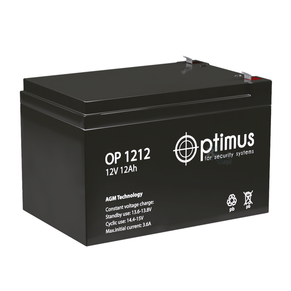 Аккумулятор Optimus OP 1212 (AGM)
