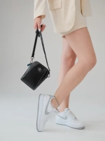 Сумка через плечо маленькая кросс боди для телефона кожаная