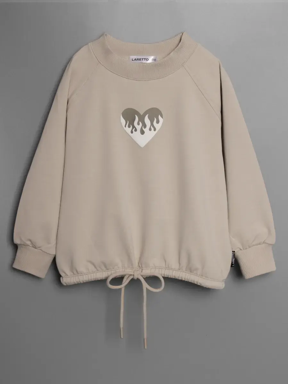 Свитшот для девочки осенний с завязками