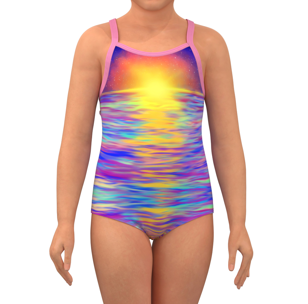 Купальник FUNKITA Toddler Girl's Darkinjung Sunset