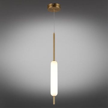 Подвесной светодиодный светильник APL.010.06.08 матовое золото Carla Aployt