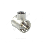 Тройник латунь никель переходной Ду 20х15х20 (3/4"х1/2"х3/4") ВР/ВР SantechSystems