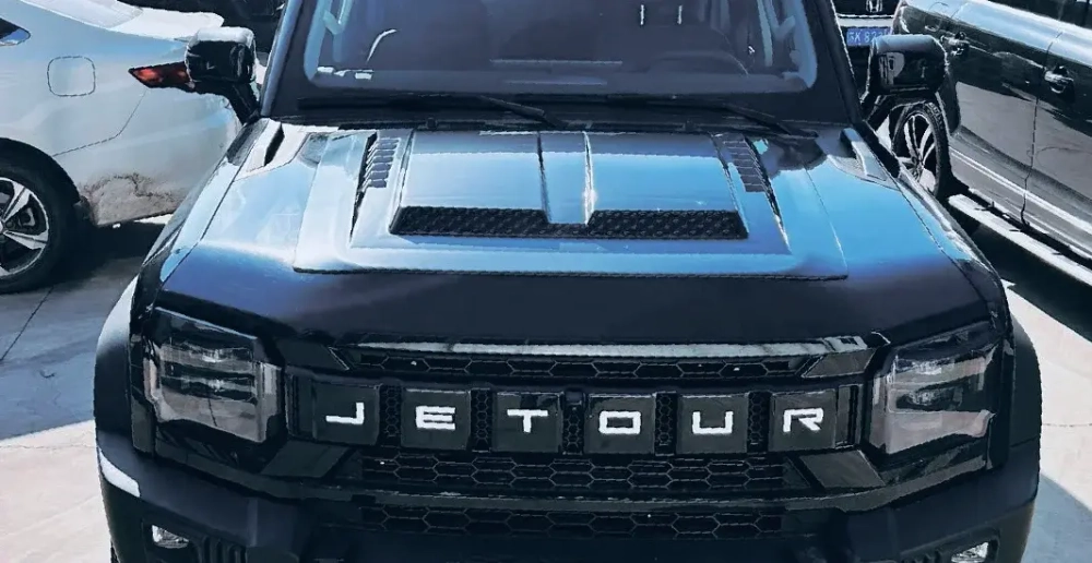 Накладка на капот для Jetour Traveller T2 2023+ Джетур обвес