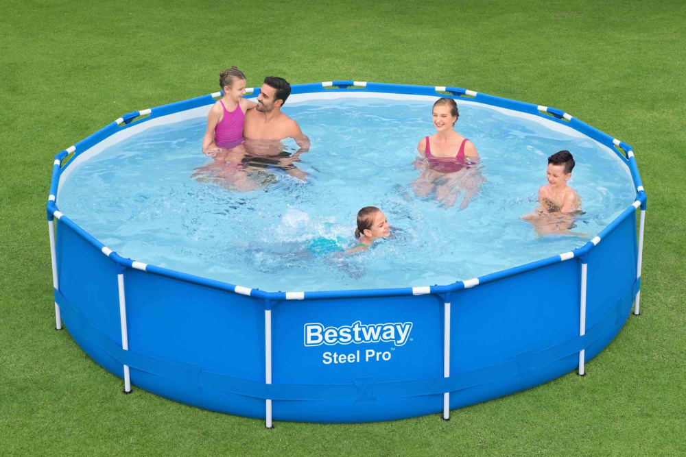 Каркасный бассейн Bestway 396х84 см + фильтр-насос 2006 л/ч (5612E)
