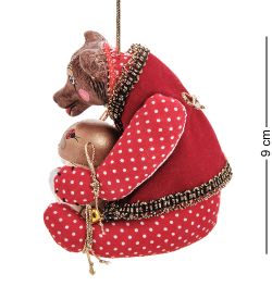 RK-872/2 Кукла подвесная «Медвежонок с грибом»