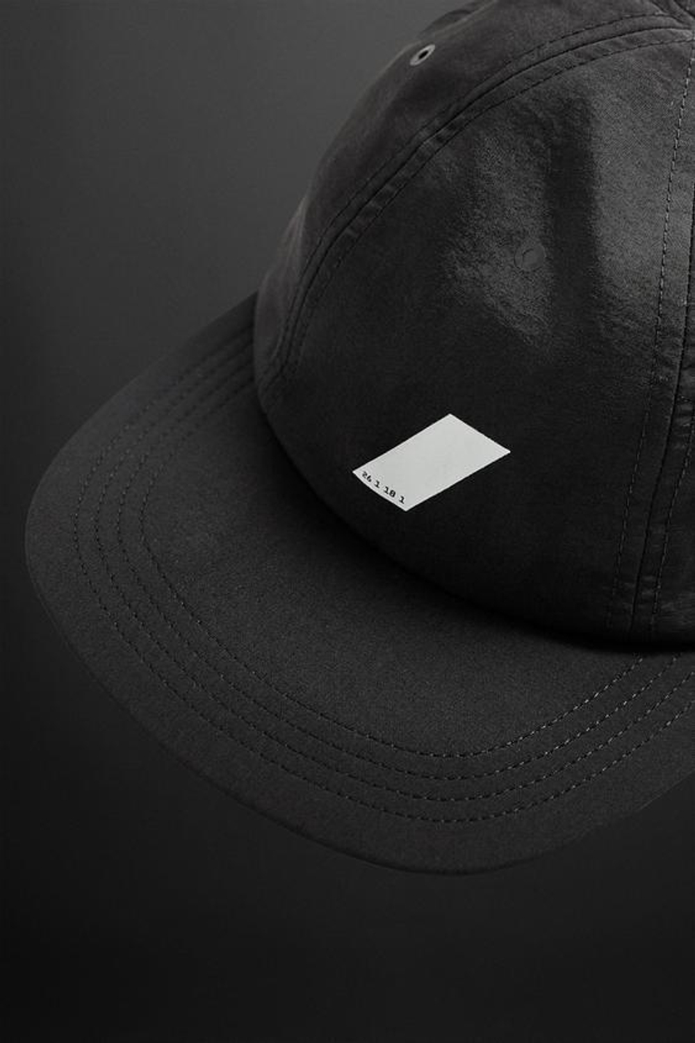 ZARA КЕПКА С ВЫШИВКОЙ, ЧЕРНЫЙ