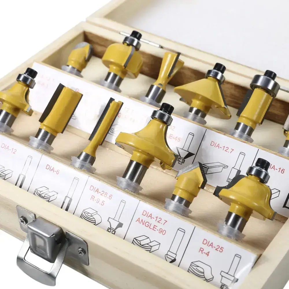 Набор фрез DEKO RBS12 (8 мм, 12 предметов)