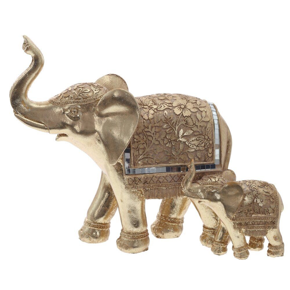 GAEM Фигурка декоративная "Слоны", L22 W10 H19 см