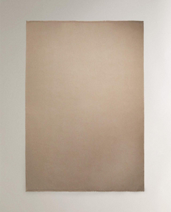 Zara Home - Гладкий универсальный плед, светло-бежевый, 230x250 см