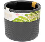 Кашпо ФАСЕТ 3,5л D180мм H=165мм вставка и автополив, с индикатором уровня воды