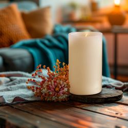 ULD-F050 WARM WHITE CANDLE SET3 Фигура светодиодная Свеча на батарейках 2АА не в-к. в составе набора из 3 штук. 1 светодиод. Теплый белый свет. TM Uniel