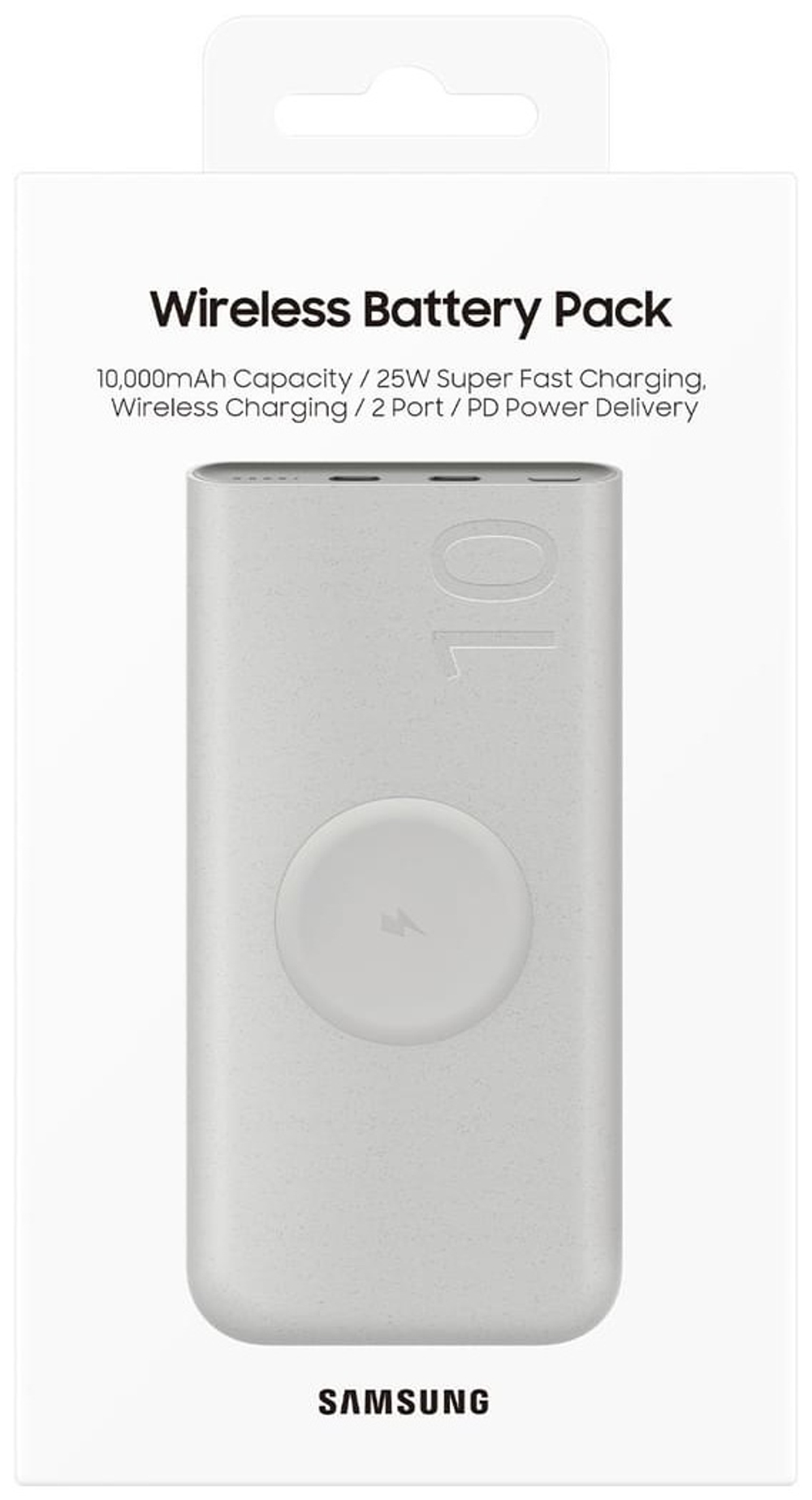 Внешний аккумулятор Samsung EB-U2510XUEGRU 10000 мАч бежевый