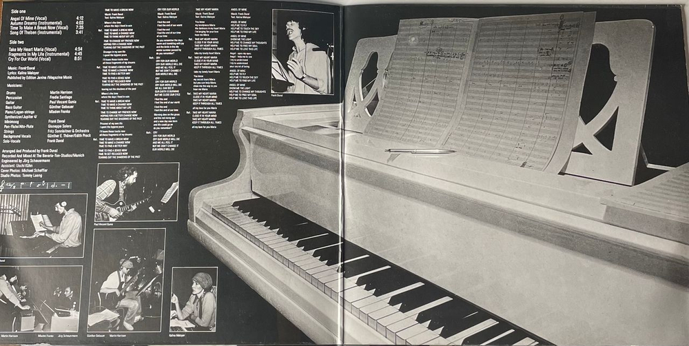 Винтажная виниловая пластинка LP Frank Duval and Orchestra, Angel Of Mine (Германия 1981)