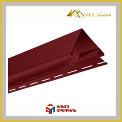 Планка наружный угол Альта Профиль Канада Плюс Премиум Т12 Красный 3м