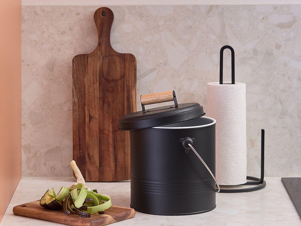 Контейнер для пищевых отходов с фильтром Irmel, 3,5 л, графит