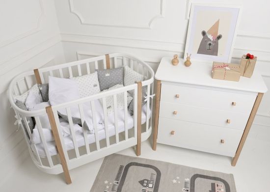 Кроватка Classic (белый)