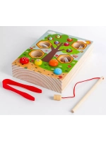 Развивающая игра Рыбалка, грибы и пчелки