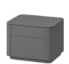 Тумба прикроватная Tammi 2 ящика ширина 50 см (серый)