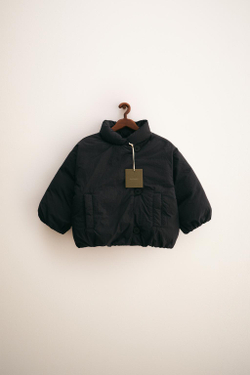 ZARA TIMELESS - СТЕГАНОЕ ПАЛЬТО, ТЕМНЫЙ АНТРАЦИТ