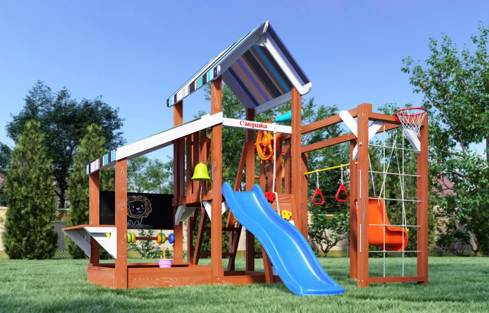 Детская площадка Савушка Тусун - 13 (синий)