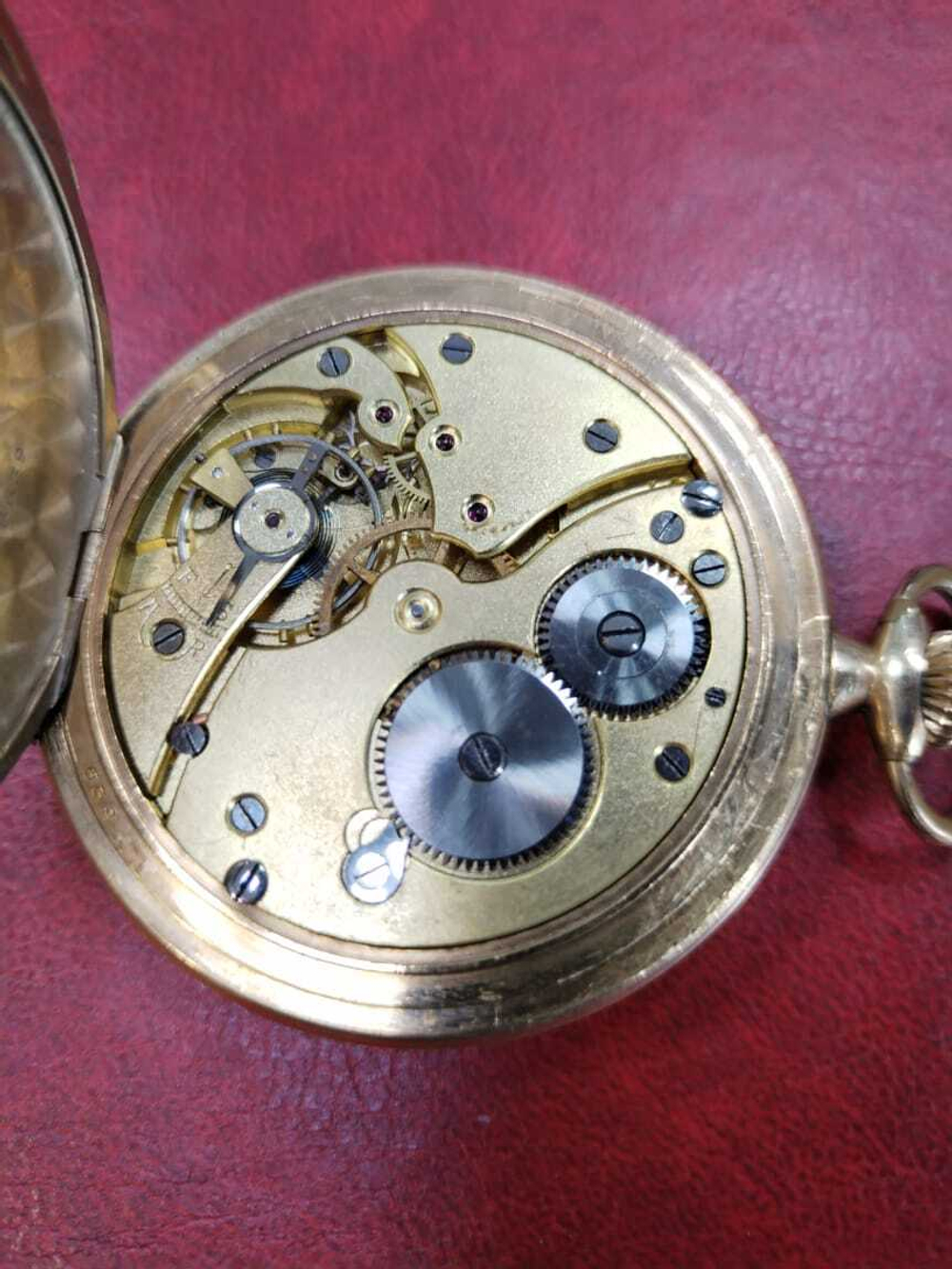 Часы карманные RW Германия начало 20 века позолота