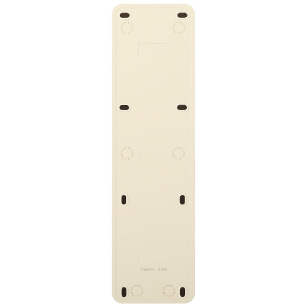 Розетка Intro Quadro 2-210-11 пятиместная с заземлением 5х2P+E 16А-250В IP20 ОУ сосна | Intro Quadro