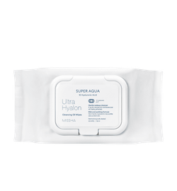 Missha Super Aqua Ultra Hyalron Cleansing Oil Wipes салфетки для умывания и снятия макияжа на масляной основе