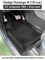 передние ева коврики в салон авто для dodge durango III 10-нв от supervip