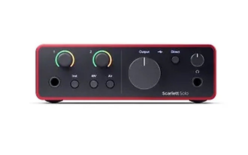 Звуковая карта Focusrite Scarlett Solo 4th Gen