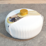 Менажница с крышкой, цвет белый