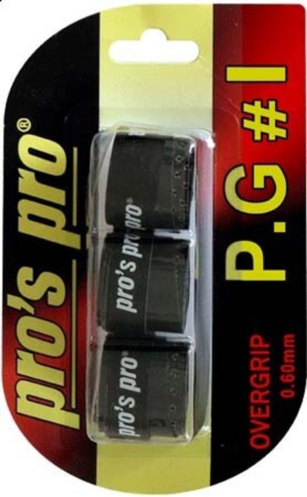 Теннисные намотки Pro&#39;s Pro P.G. 1 3P - black