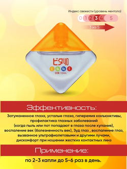 Капли Rohto 40 Alpha, 12 мл