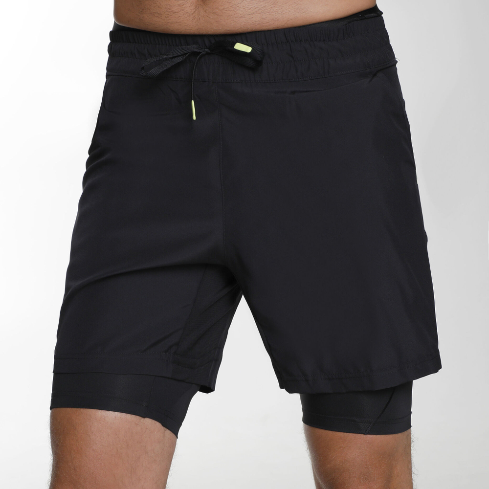 Мужские теннисные шорты adidas Paris 2in1 Shorts Men - Black